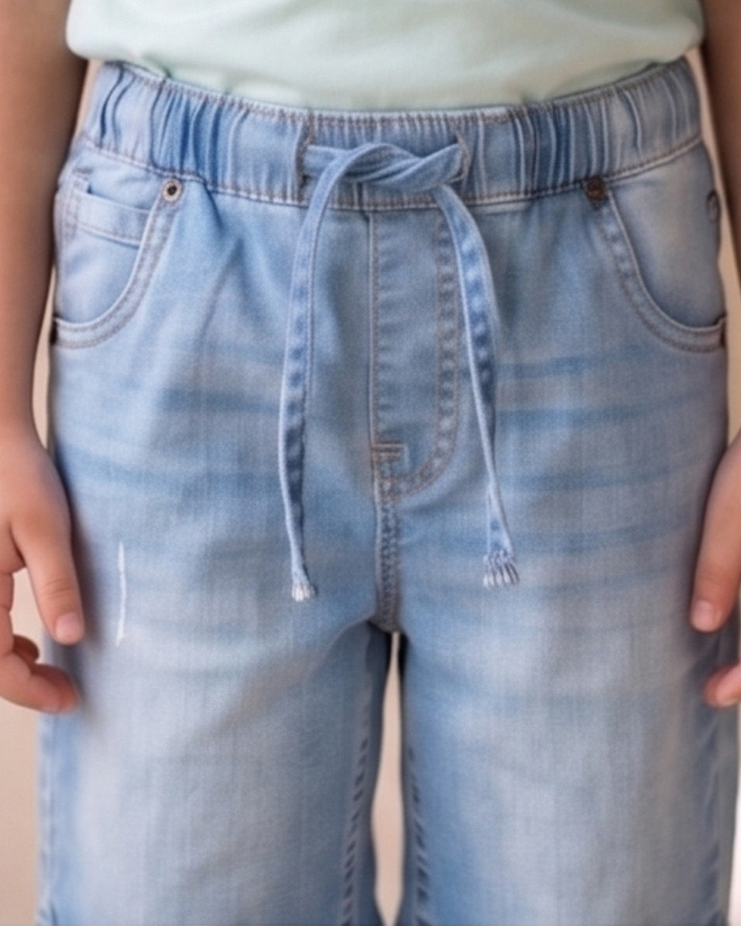 Soft Denim Shorts
