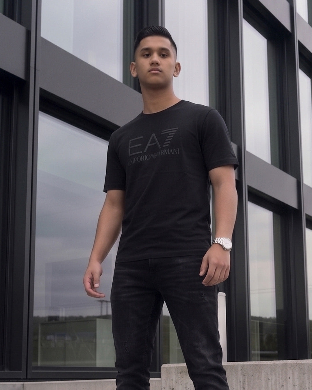Shadow Logo Crew Neck T-Shirt