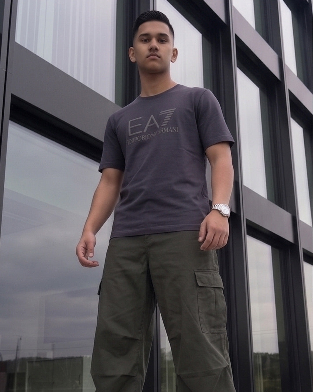Shadow Logo Crew Neck T-Shirt
